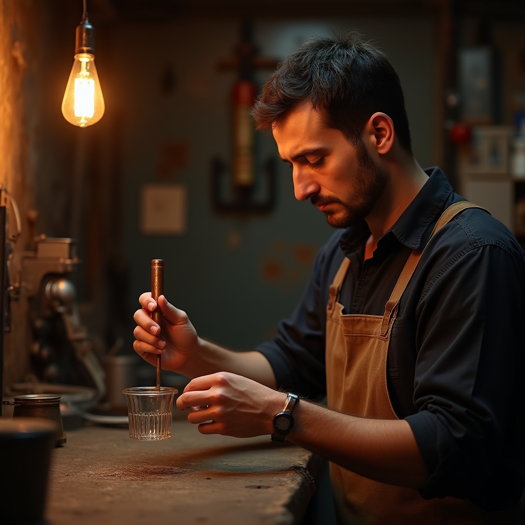 Максим — технический мастер по фитилям и воску